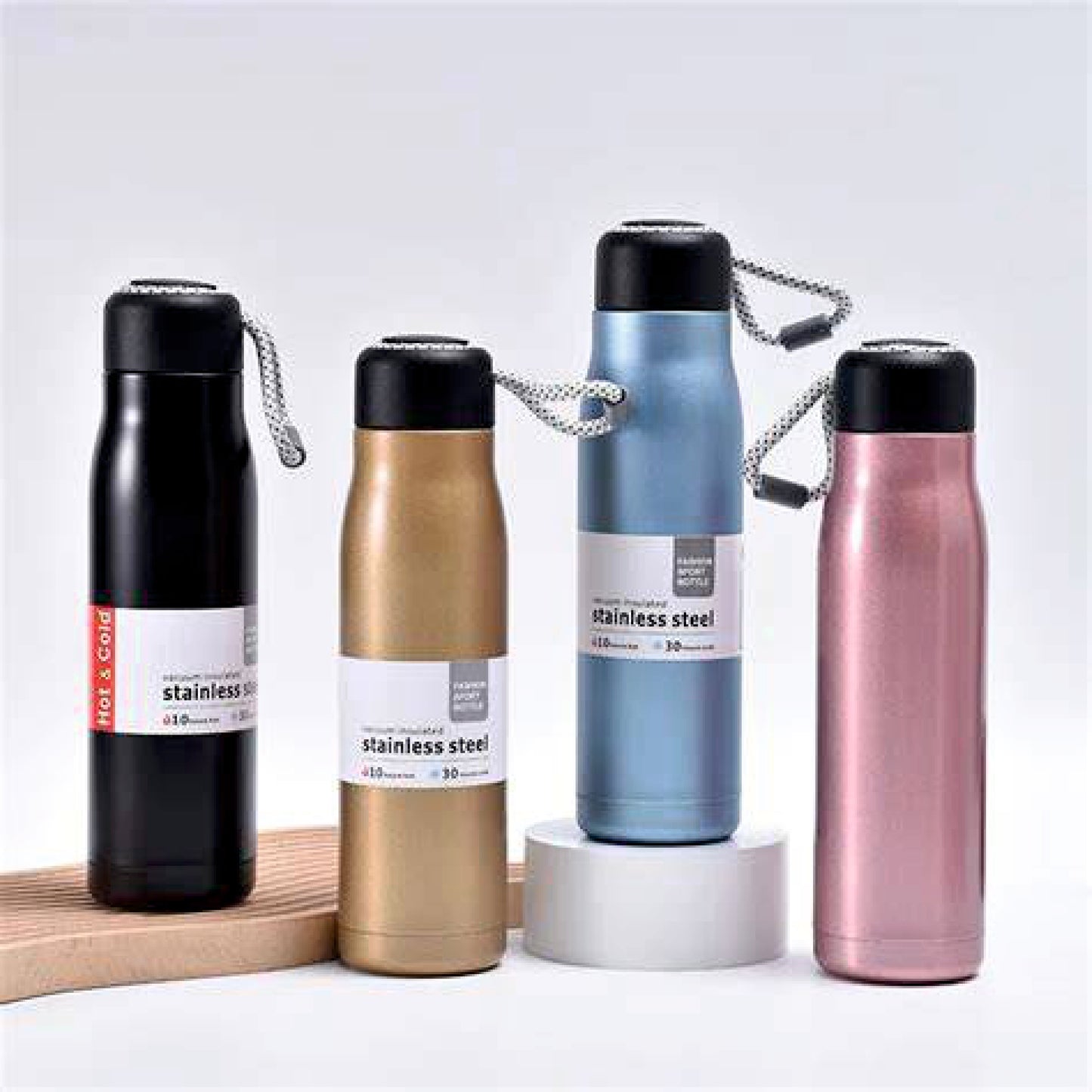 Stainless Steel Hot & Cold Flask Bottle – 500ml Vacuum Insulated Thermos | Leakproof & Travel-Friendly | Bulk Supply