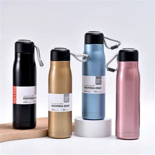 Stainless Steel Hot & Cold Flask Bottle – 500ml Vacuum Insulated Thermos | Leakproof & Travel-Friendly | Bulk Supply